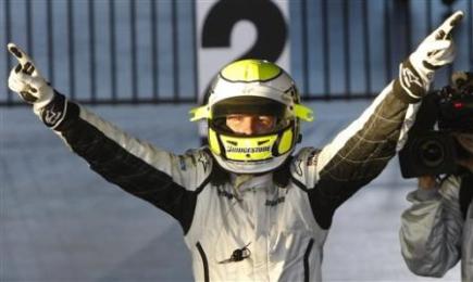 Jenson Button wins with Brawn 